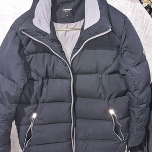 Leedos&Co Men's Black Quilted Puffer Jacket